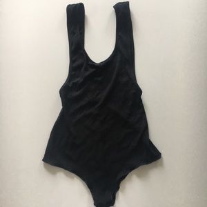 LF emma and sam black bodysuit